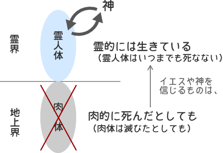 霊的生のイメージ図