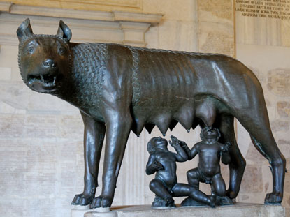 The Capitoline Wolf（カピトリーノの牝狼）<br />Capitoline Museum