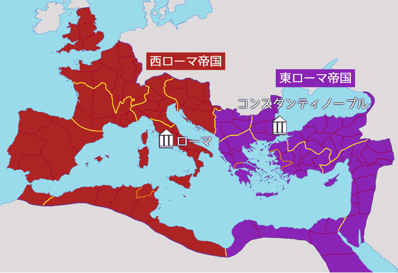 キリスト教会の繁栄国破れて、キリスト教在り