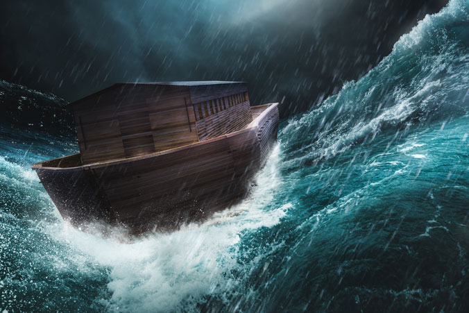ノアの洪水のイメージ絵画