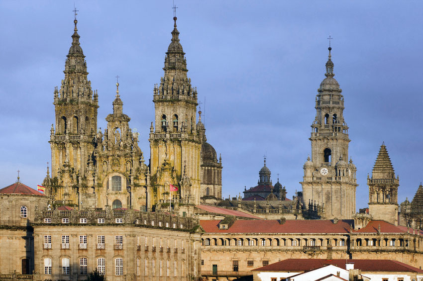 Santiago de Compostela（サンティアゴ・デ・コンポステラ） スペイン<br />大ヤコブの墓が納られている聖地